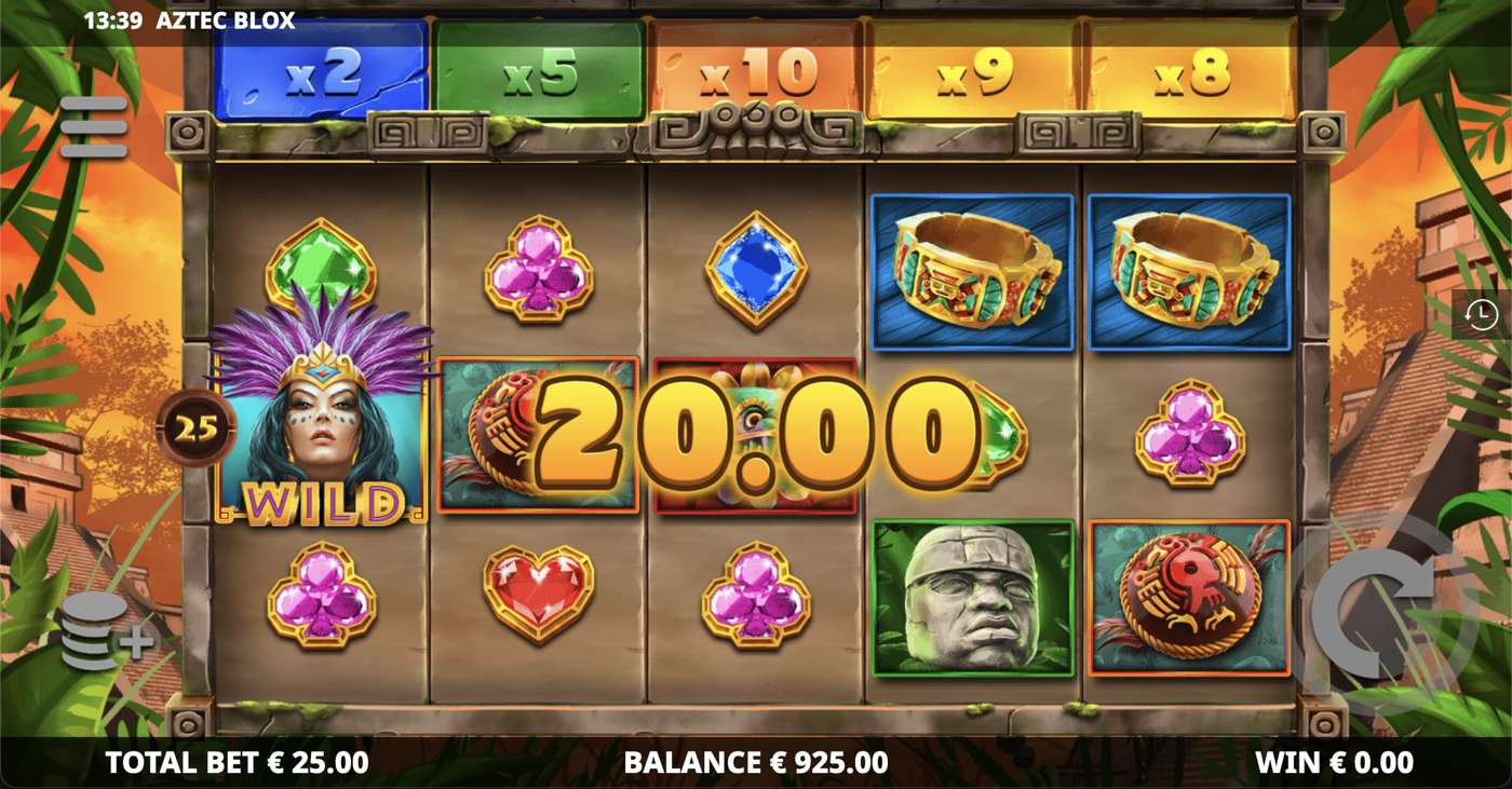 Aztec Blox: image of winning
