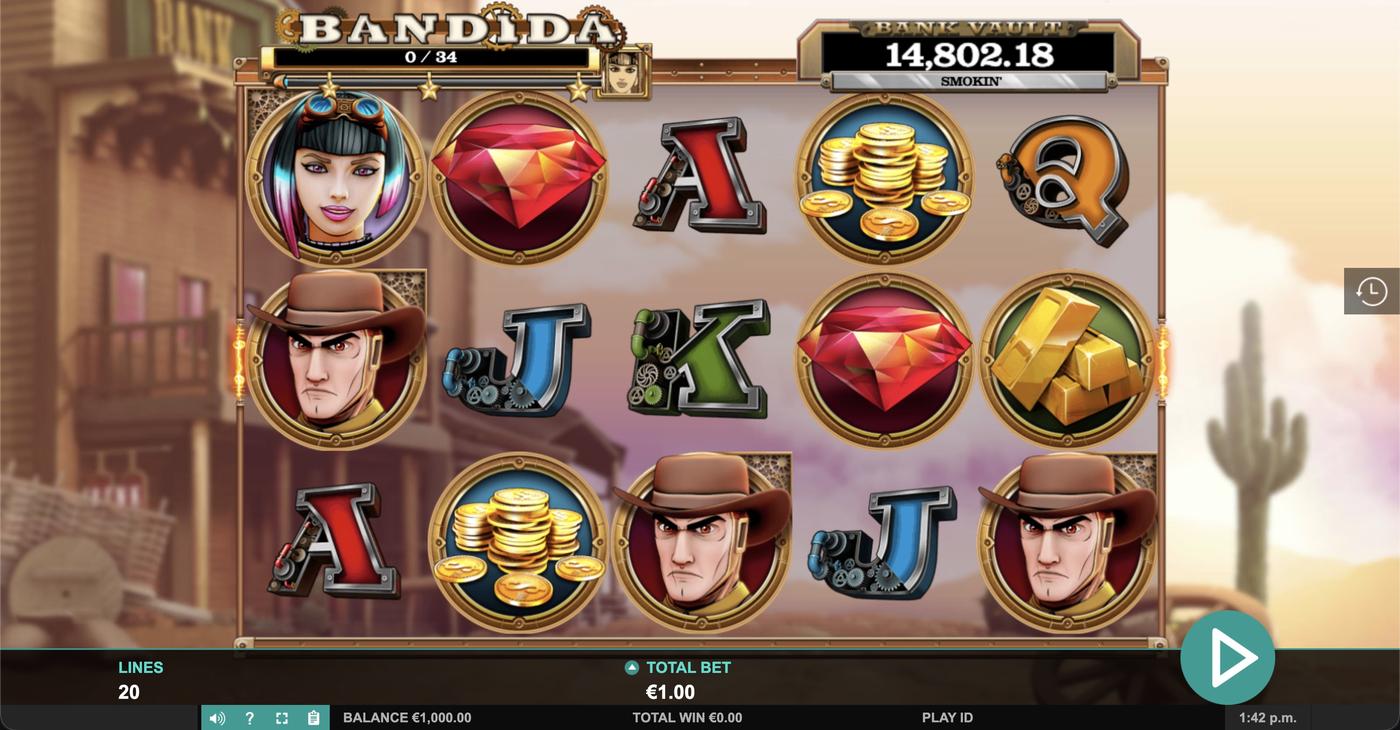 Bandida: image of main menu