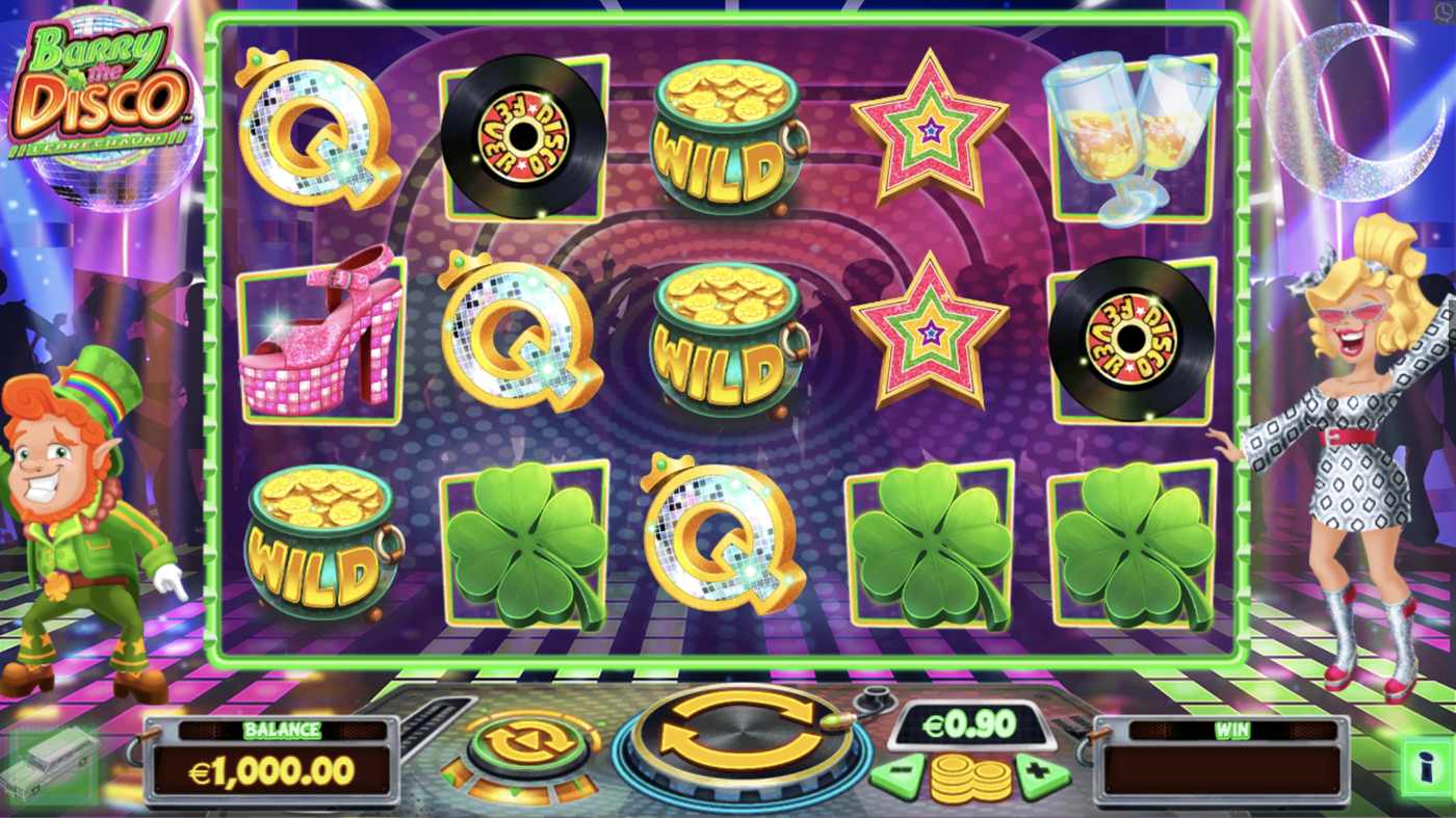 Barry the Disco Leprechaun: image of main menu