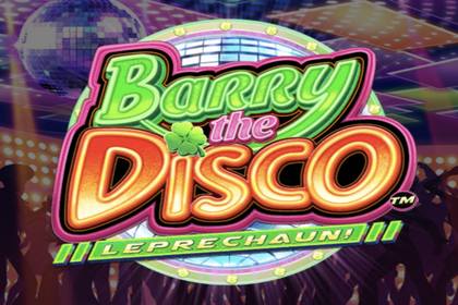 Barry the Disco Leprechaun Online Slot Logo