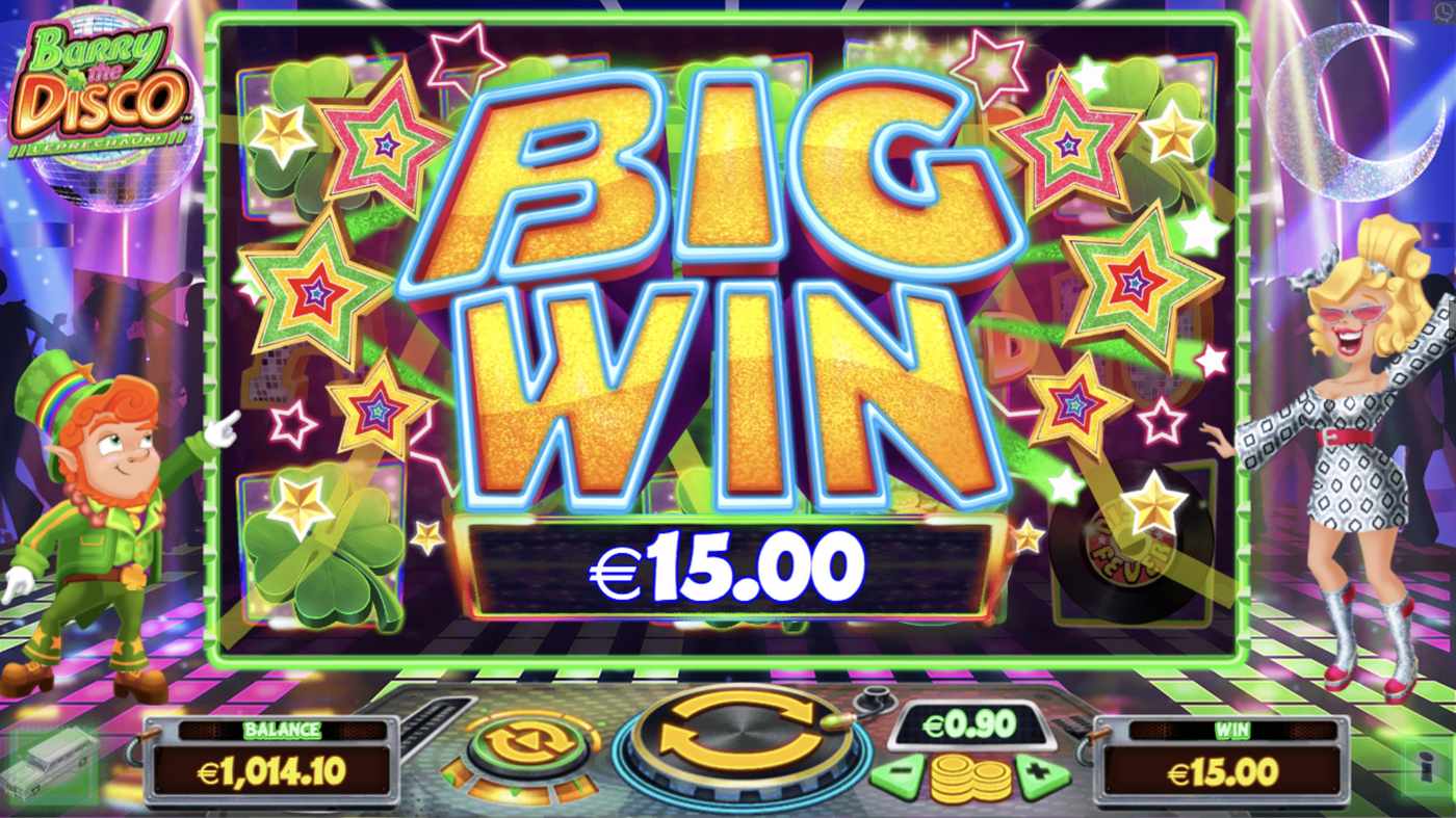 Barry the Disco Leprechaun: image of winning