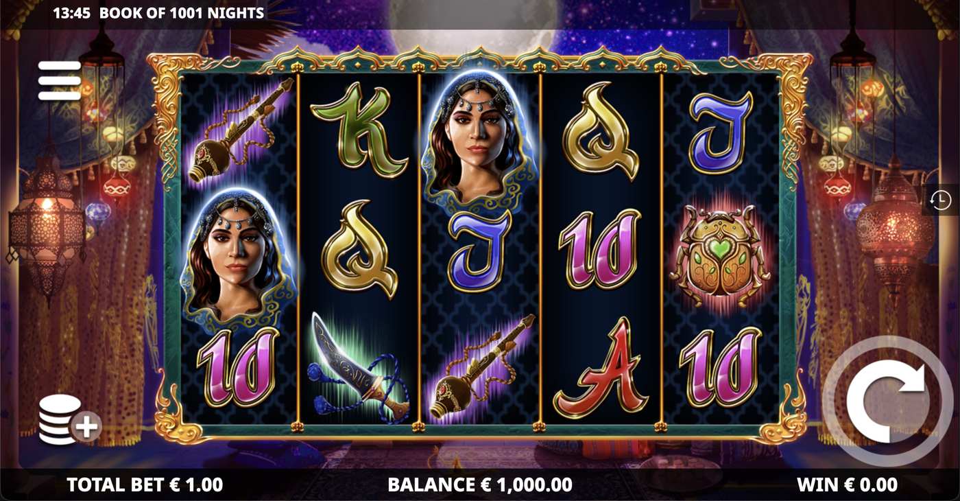 Book of 1001 Nights: image of main menu