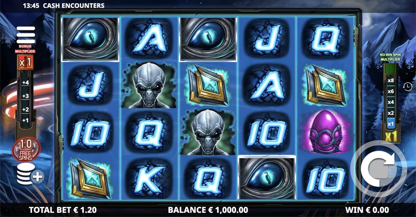 Cash Encounters: image of main menu