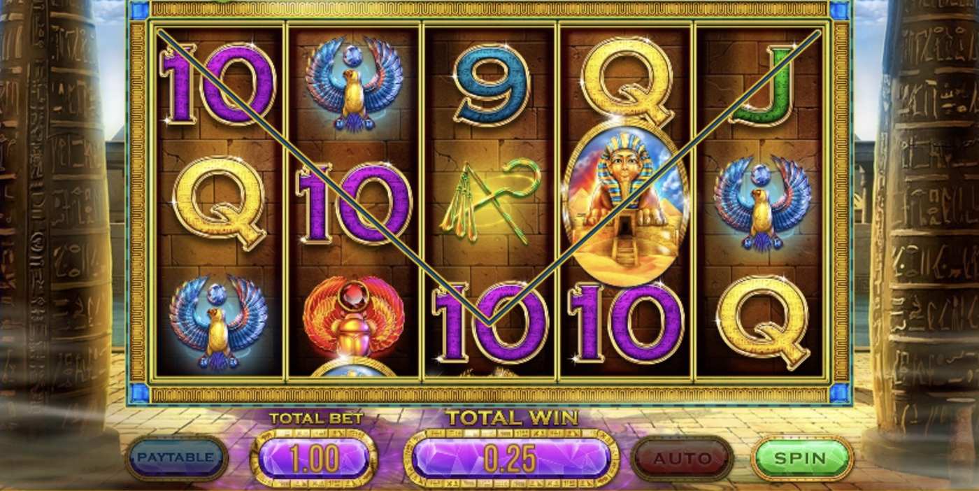Cleopatra's Gold: image of winning