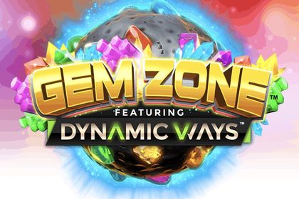 Gem Zone Dynamic Ways Online Slot Logo