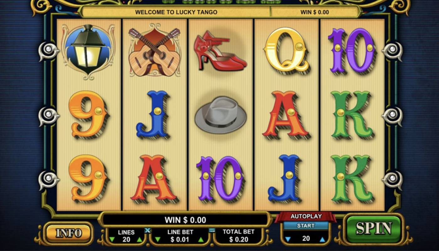 Lucky Tango: image of main menu