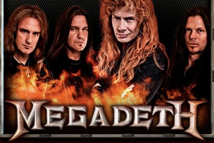Megadeth Online Slot Logo