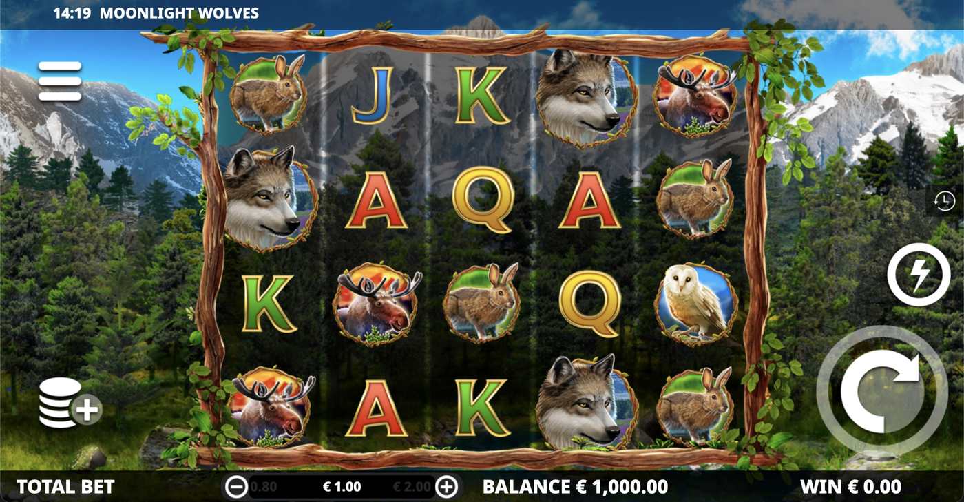 Moonlight Wolves: image of main menu
