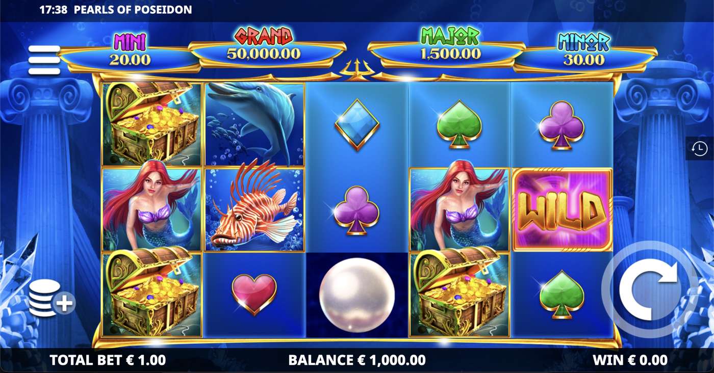 Pearls of Poseidon: image of main menu
