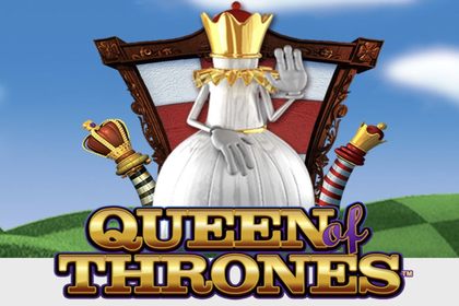 Queen of Thrones Online Slot Logo