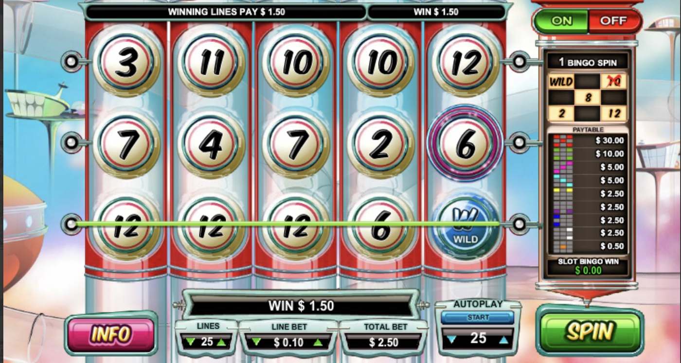 Reely Bingo: image of winning