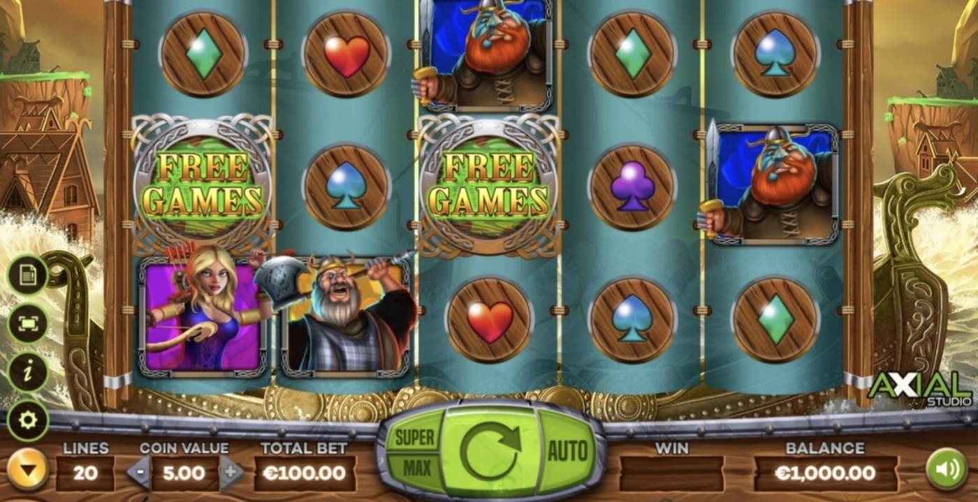 Rise of the Vikings: image of main menu