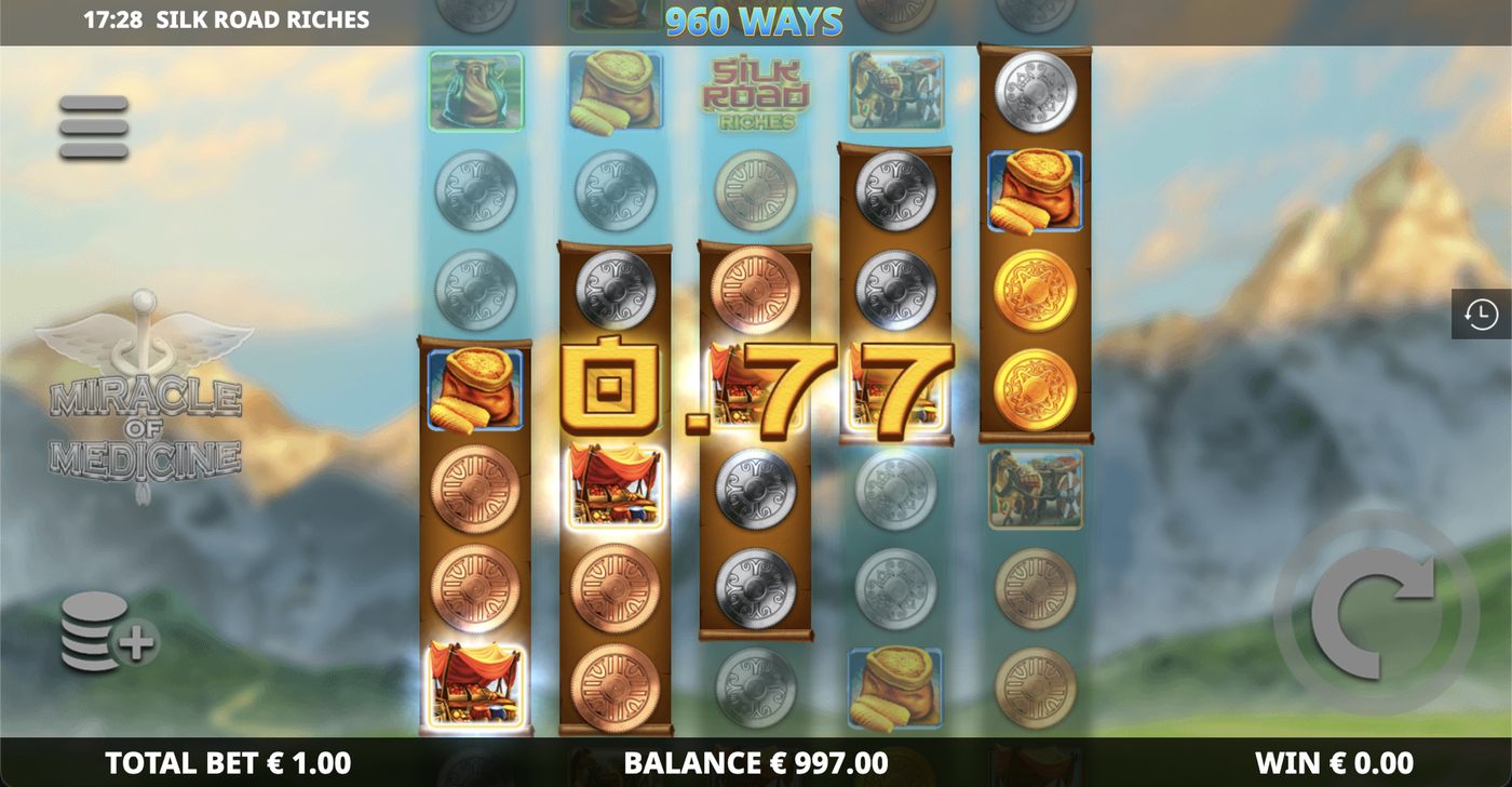 Silk Road Riches: image of winning
