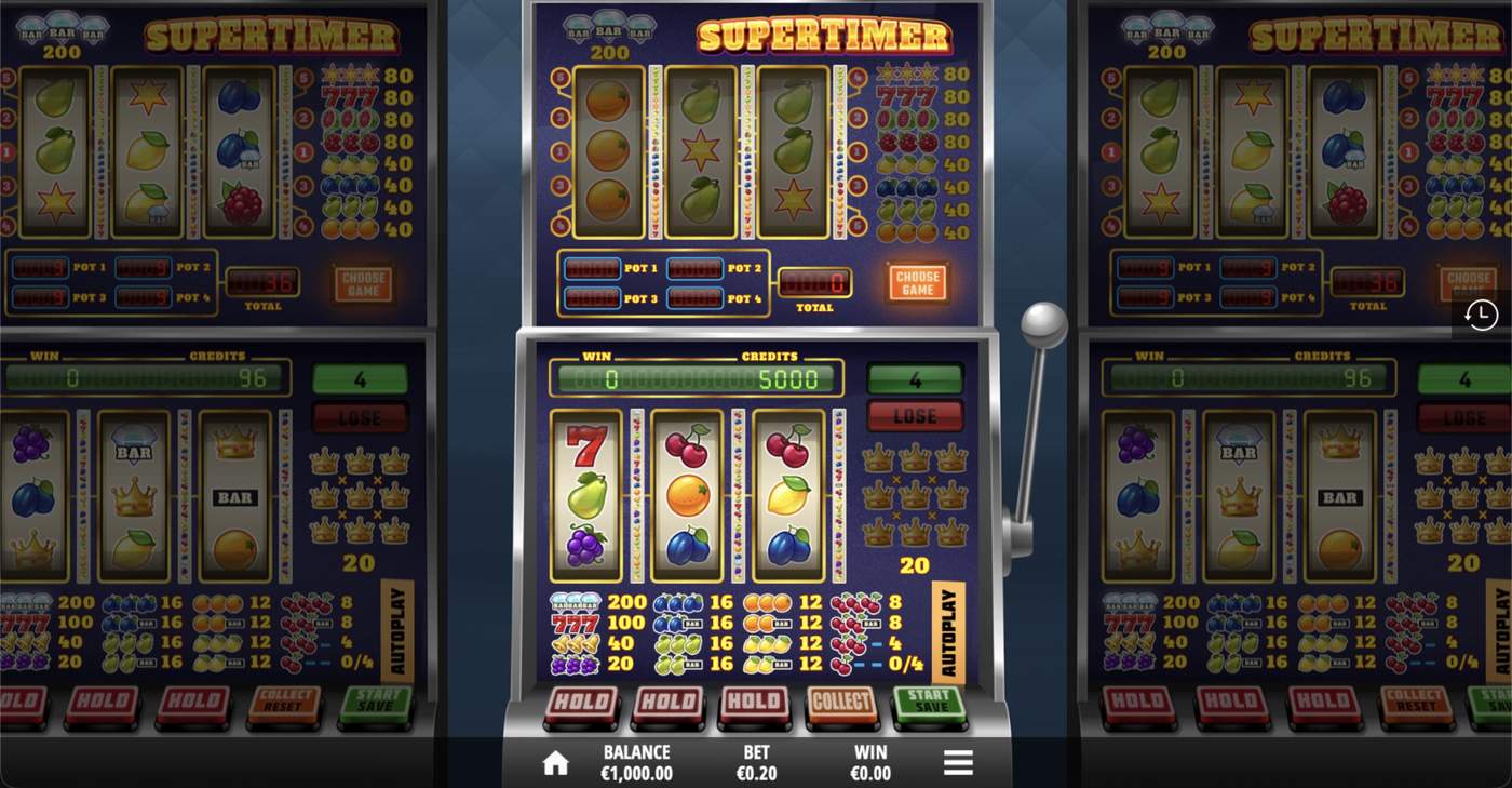 Supertimer: image of main menu