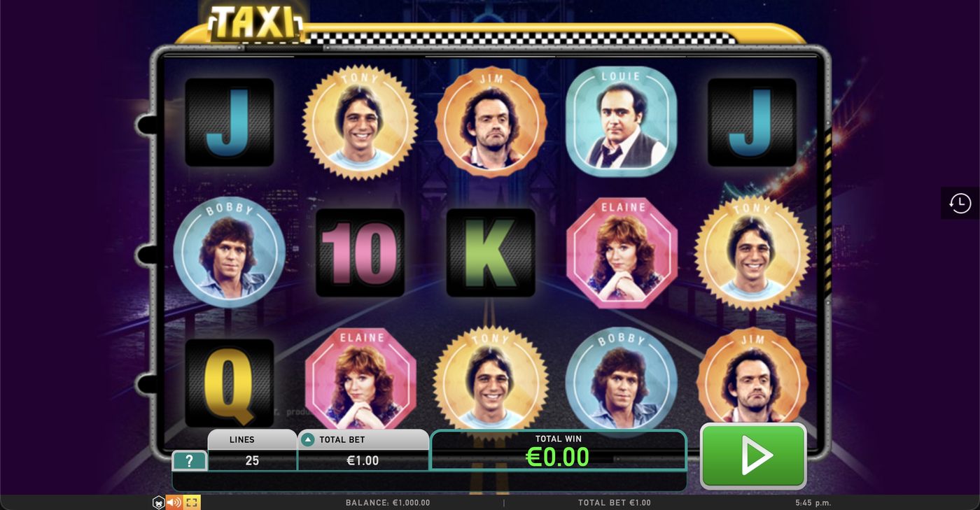 Taxi: image of main menu