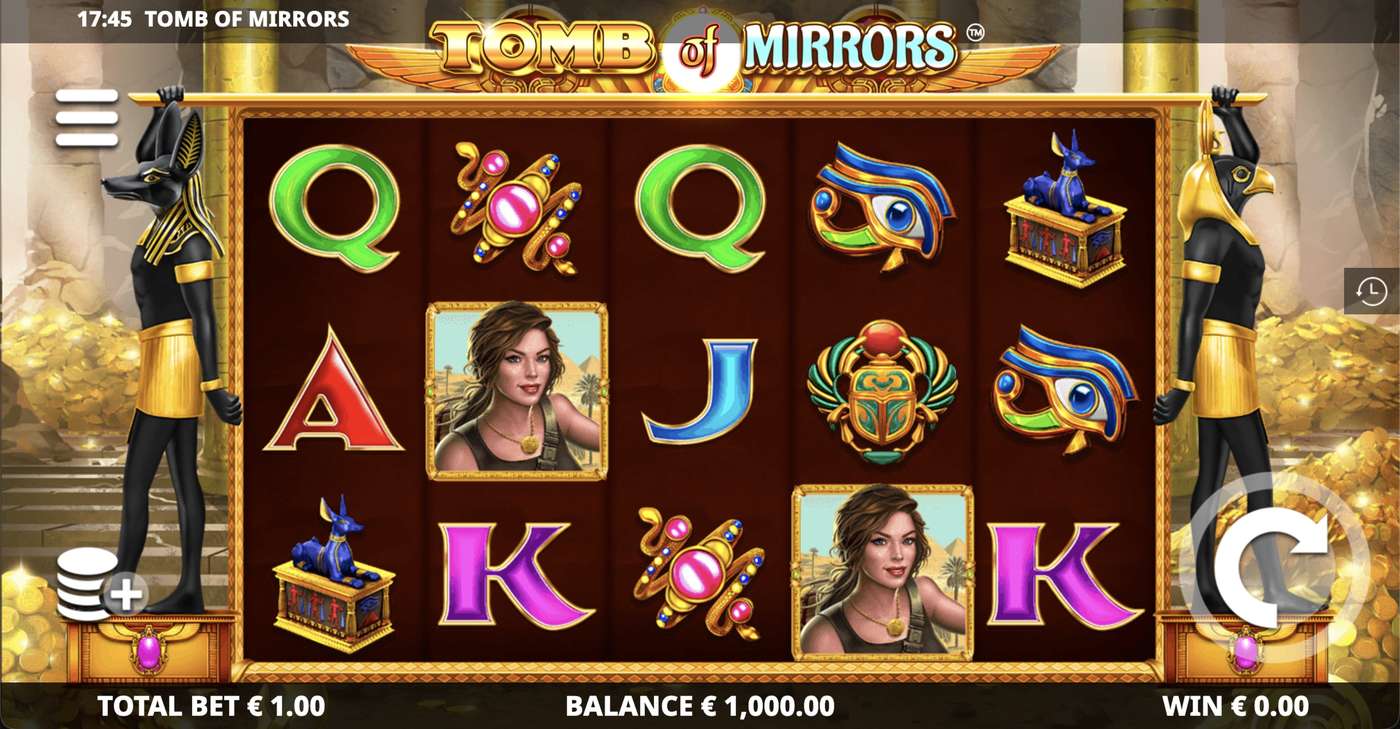 Tomb of Mirrors: image of main menu