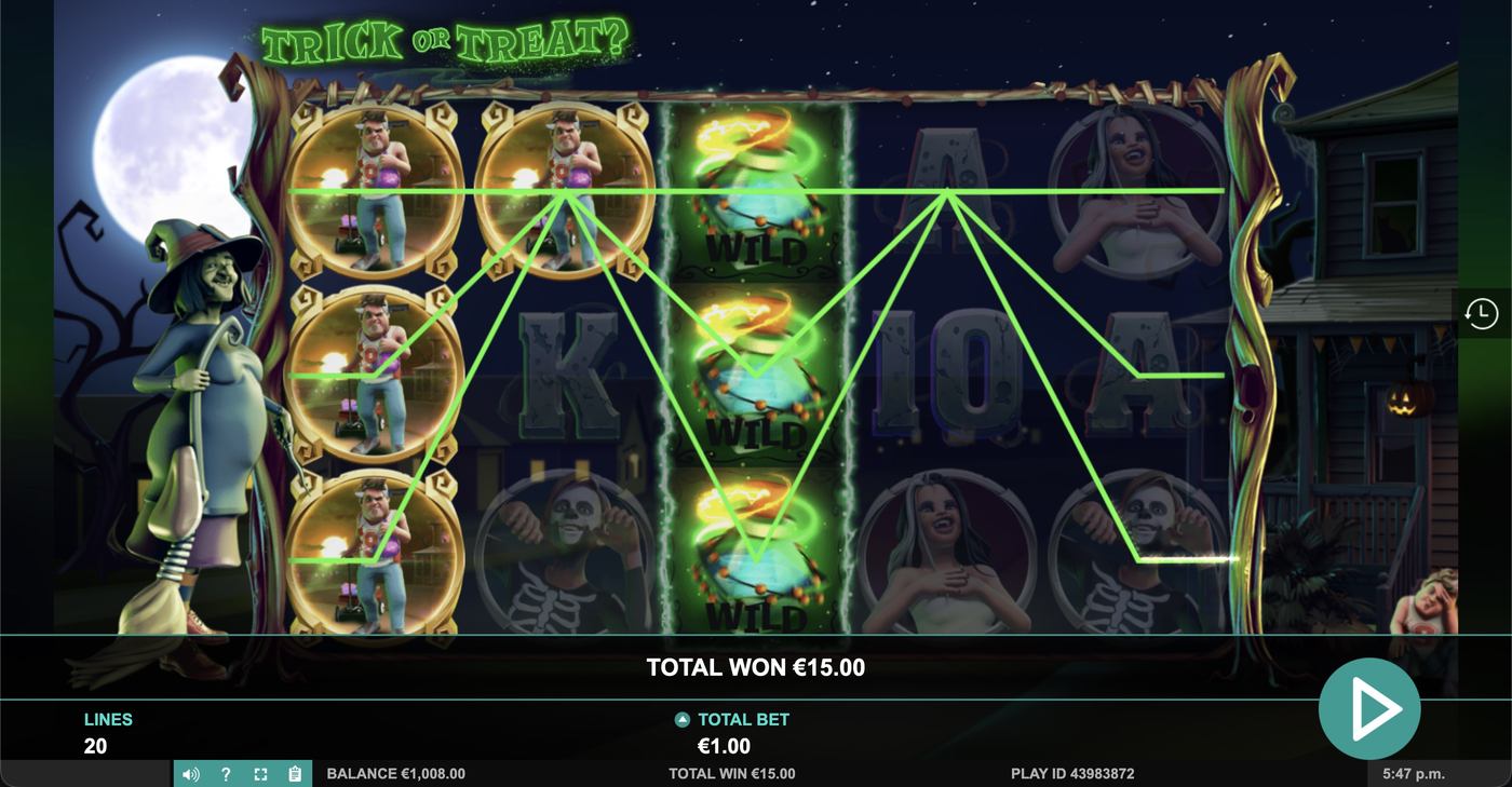 Trick or Treat: image of winning