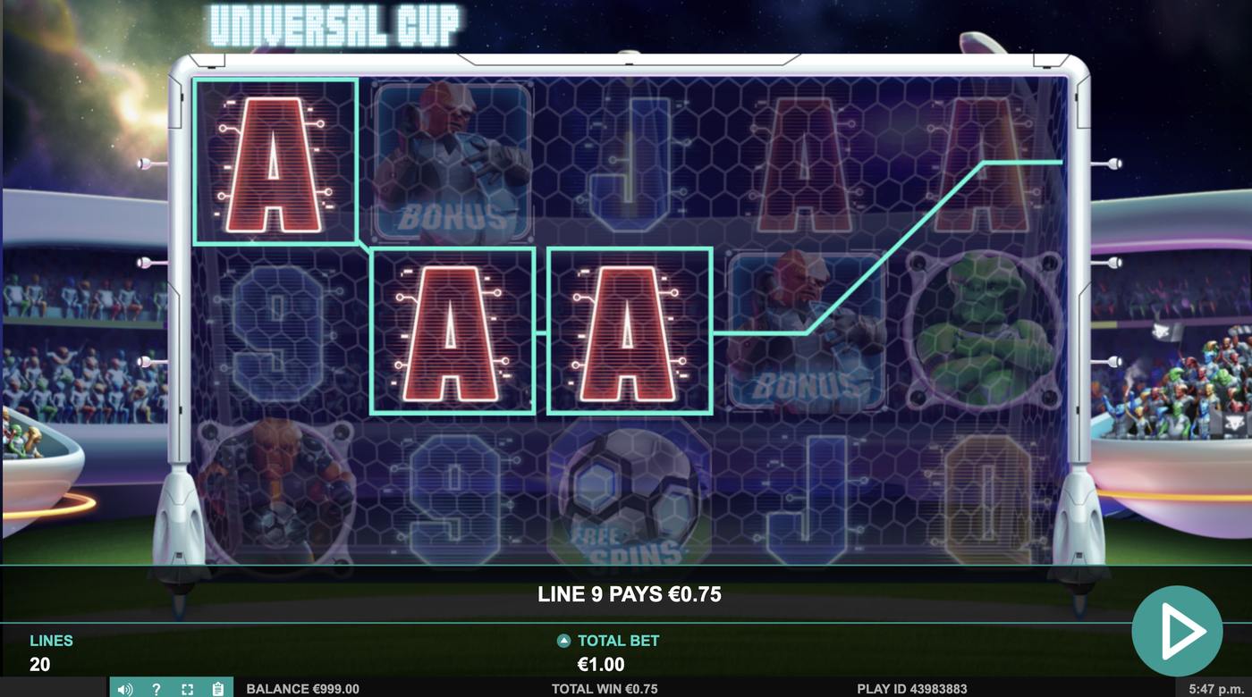 Universal Cup: image of winning