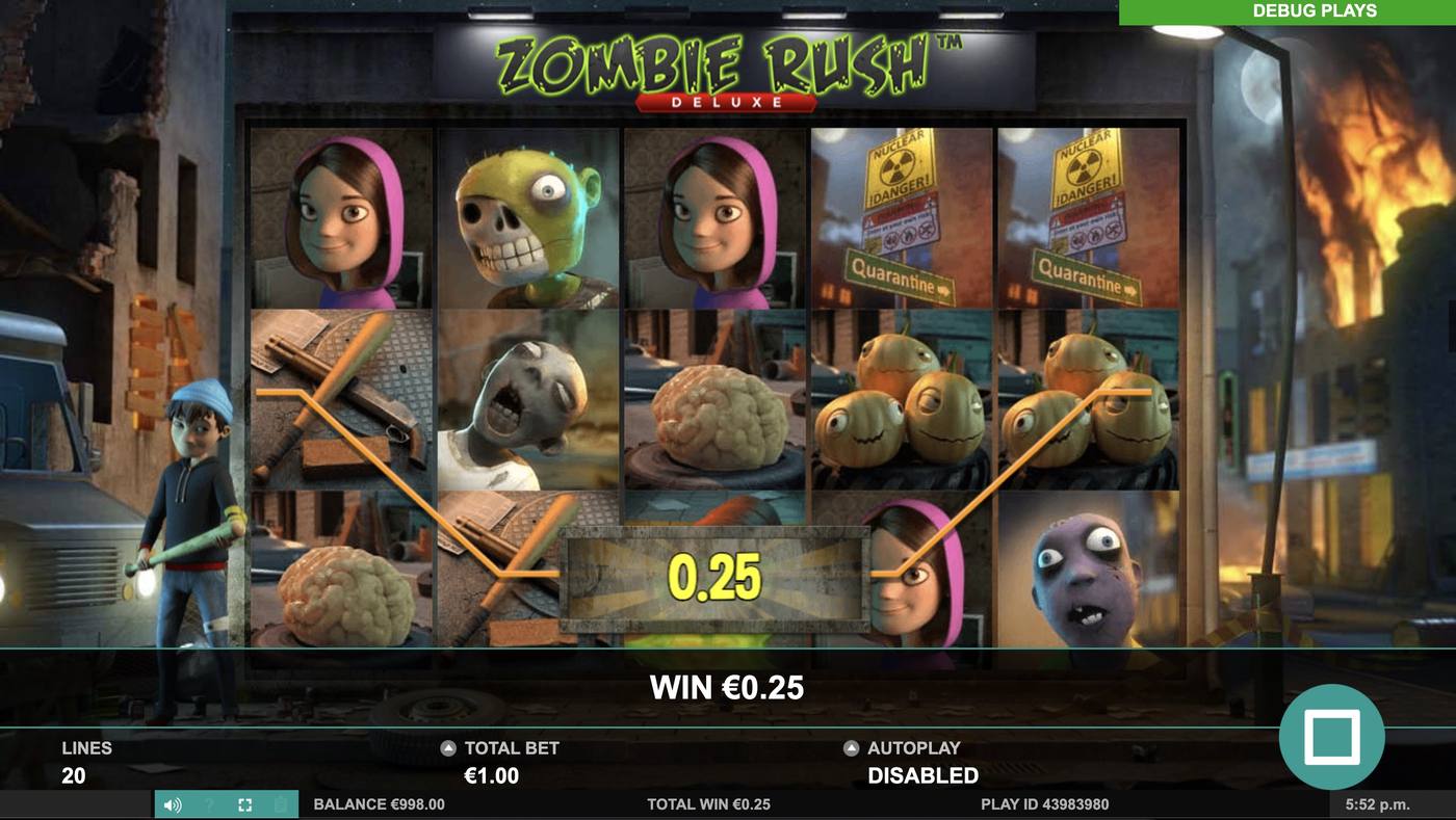 Zombie Rush: image of winning