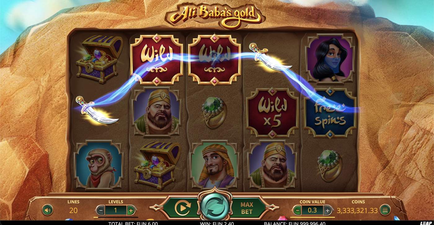 Ali Baba’s Gold: image of winning