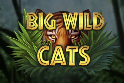 Big Wild Cats Online Slot Logo