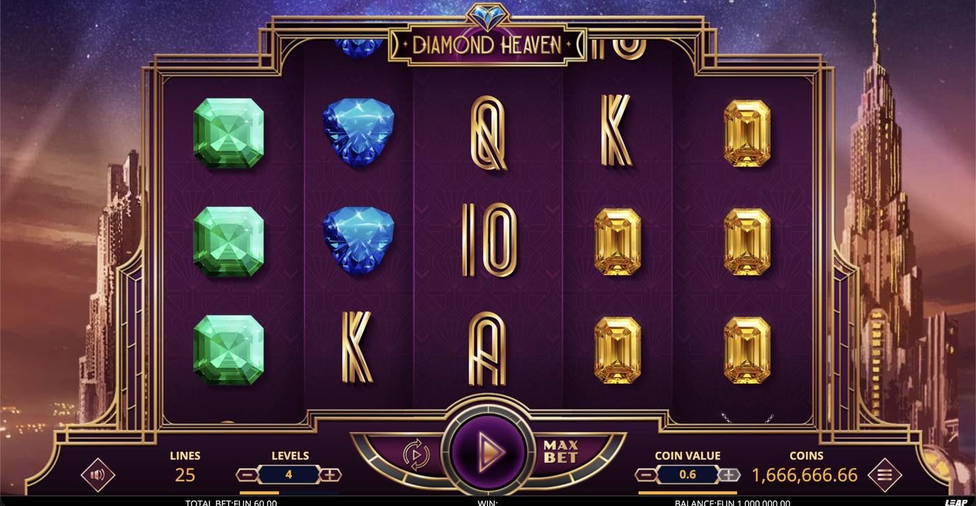 Diamond Heaven: image of main menu