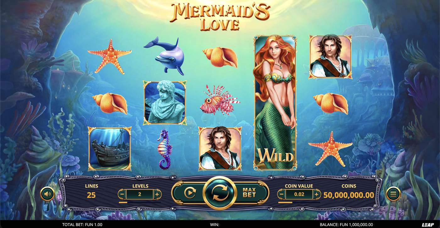 Mermaid’s Love: image of main menu
