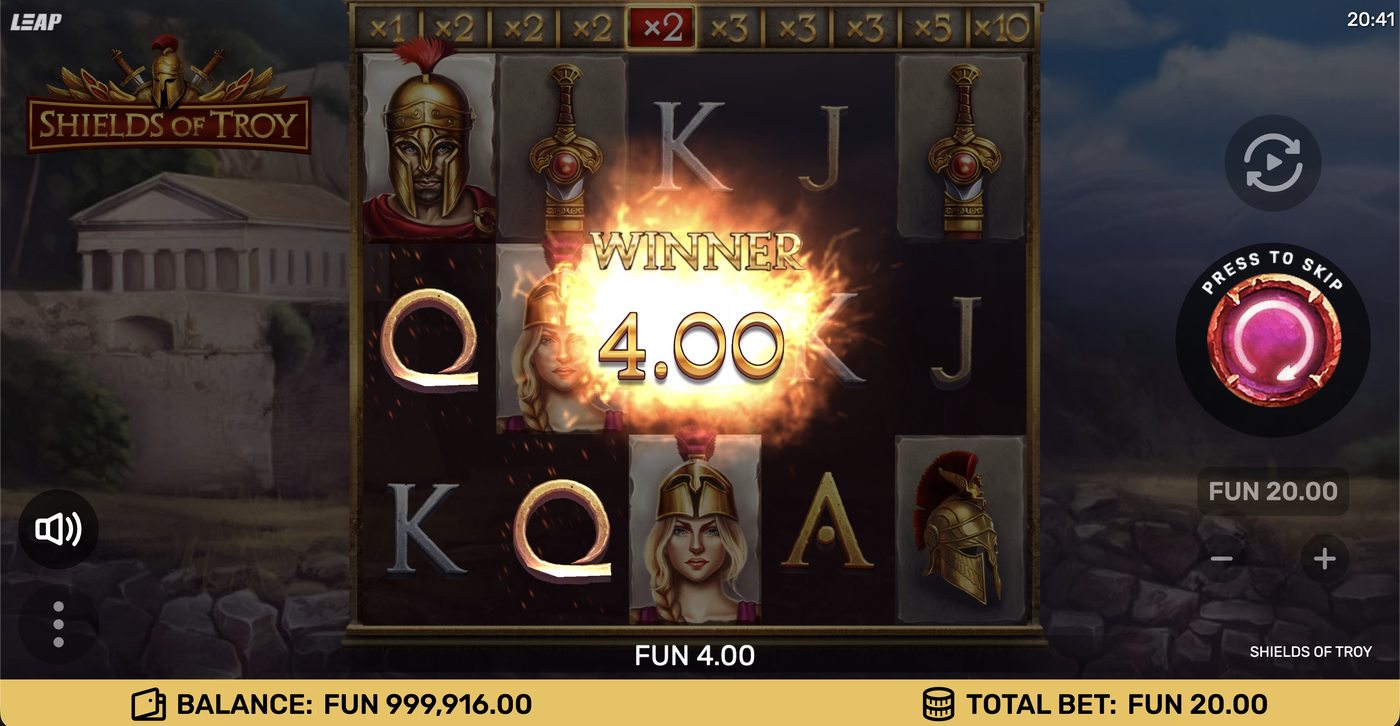 Shields of Troy: image of winning