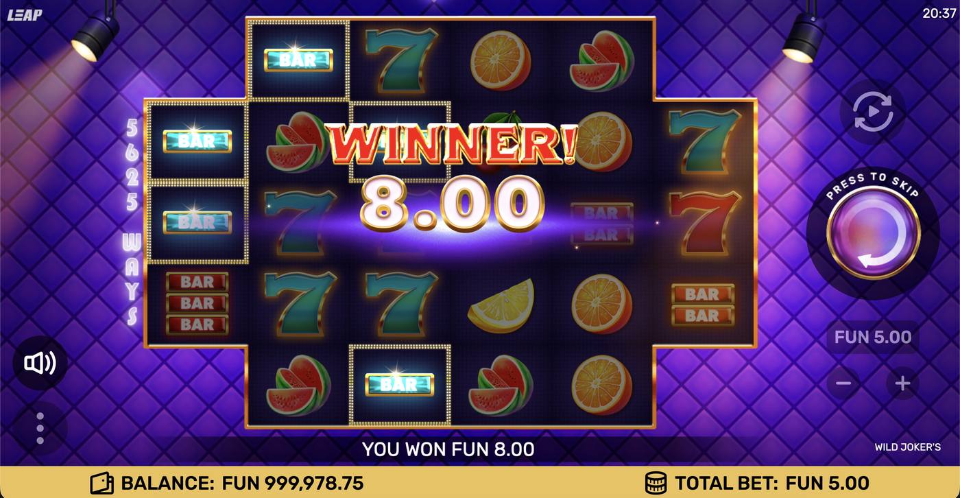 Wild Joker’s: image of winning
