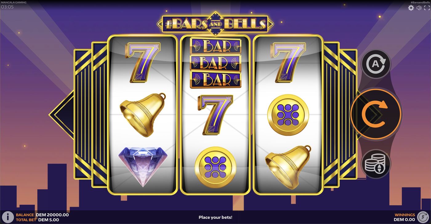 #BarsandBells: image of main menu