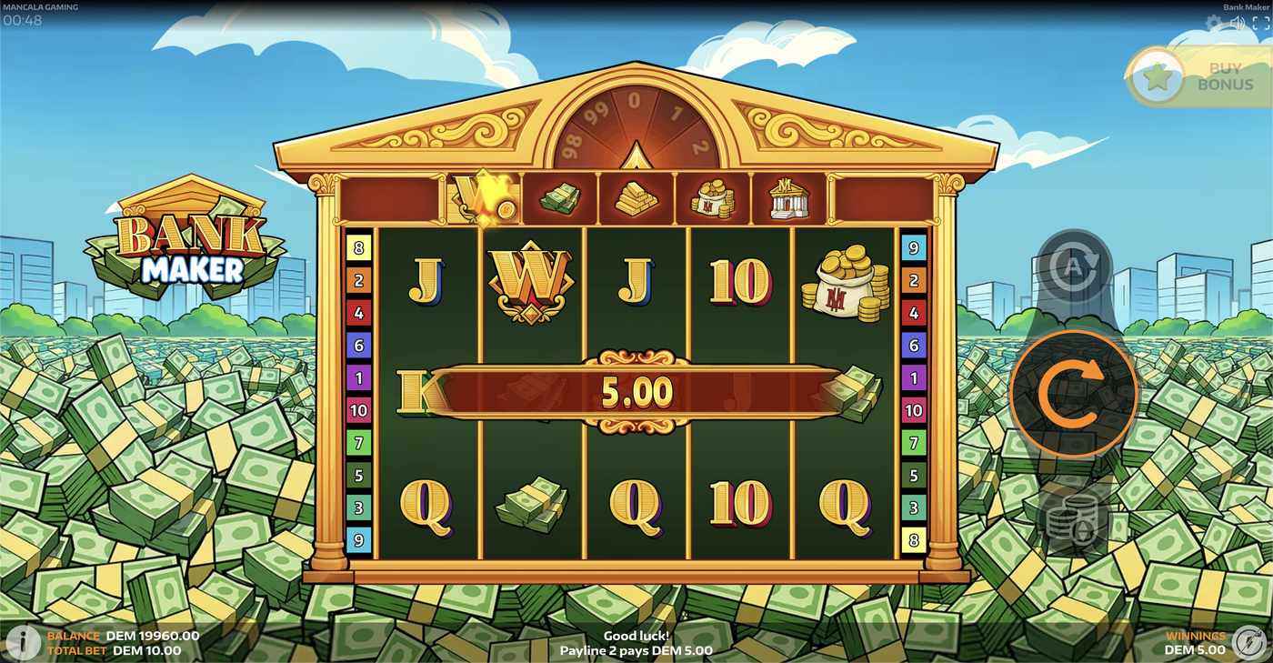 Bank Maker: image of winning