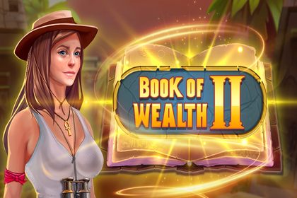 Book of Wealth II Online Slot Logo