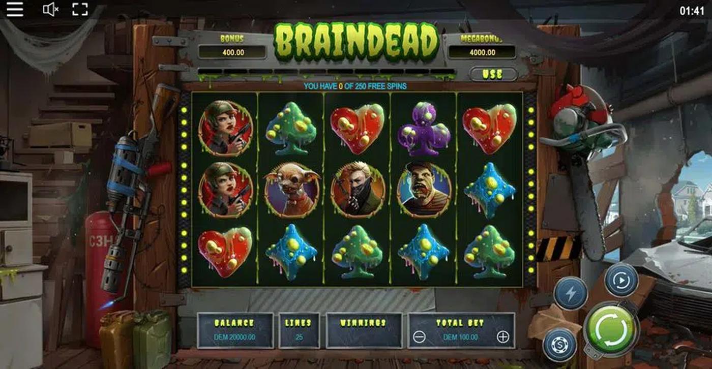 Braindead: image of main menu