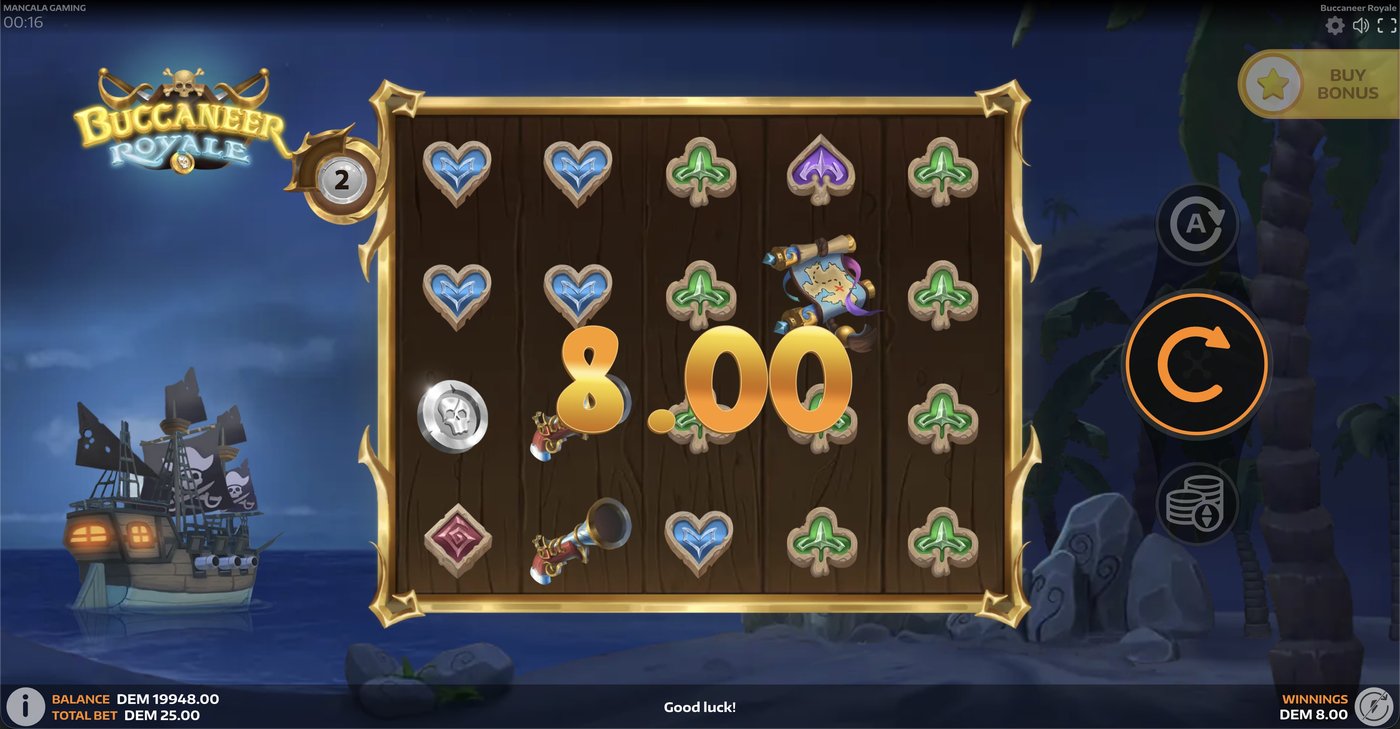 Buccaneer Royale: image of winning