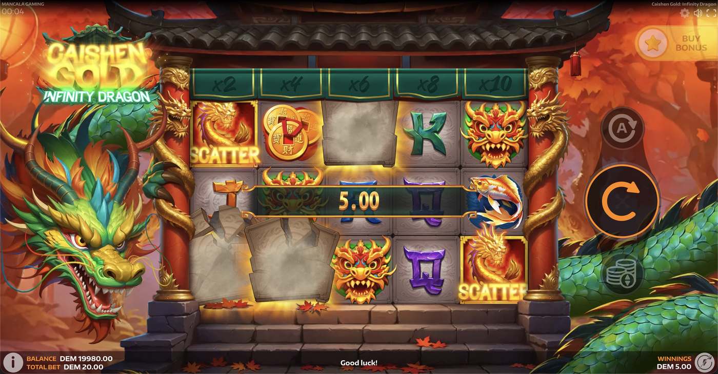 Caishen Gold: Infinity Dragon: image of winning