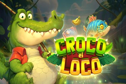 Croco el Loco Online Slot Logo