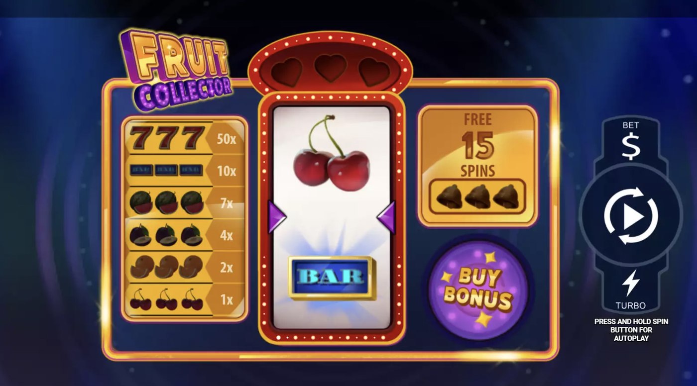 Fruit Collector: image of main menu