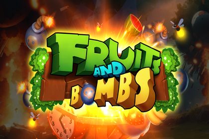 Fruits and Bombs Online Slot Logo