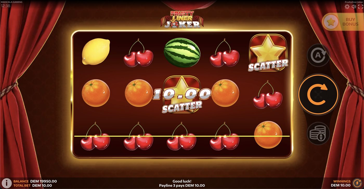 Fruityliner Joker: image of winning