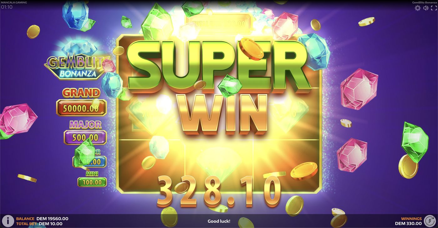 GemBlitz Bonanza: image of winning