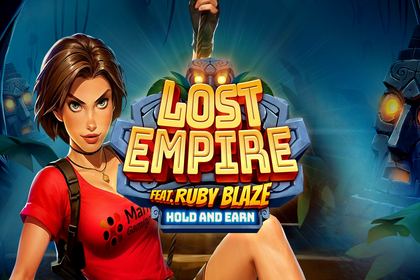 Lost Empire: Featuring Ruby Blaze Online Slot Logo