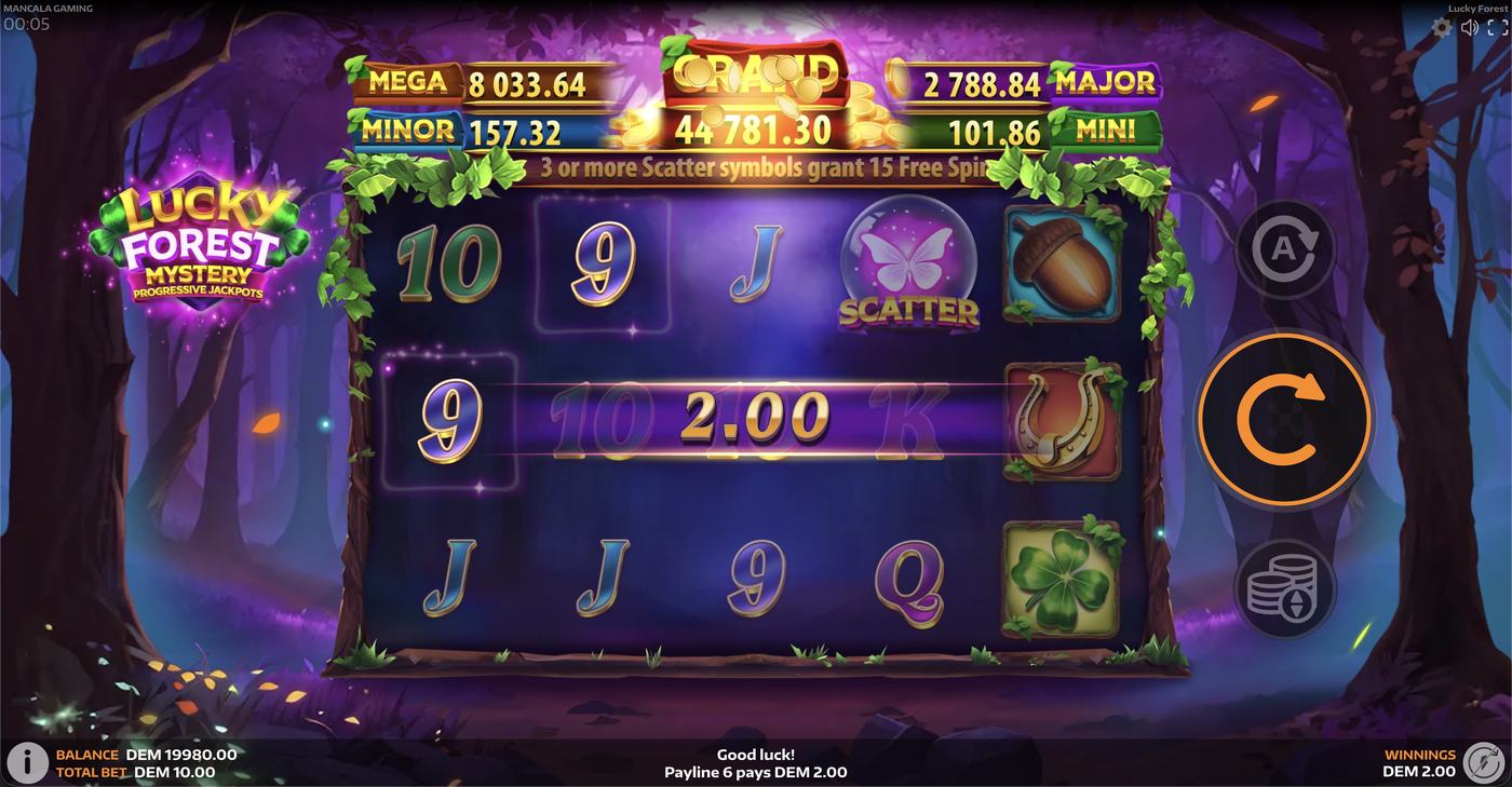 Lucky Forest: image of winning