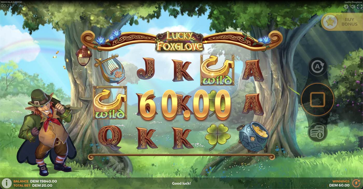 Lucky Foxglove: image of winning