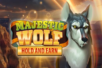 Majestic Wolf Online Slot Logo