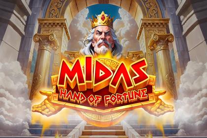 Midas: Hand of Fortune Online Slot Logo