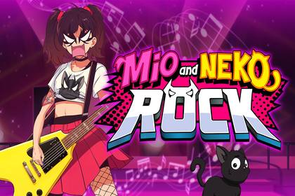 Mio & Neko Rock Online Slot Logo