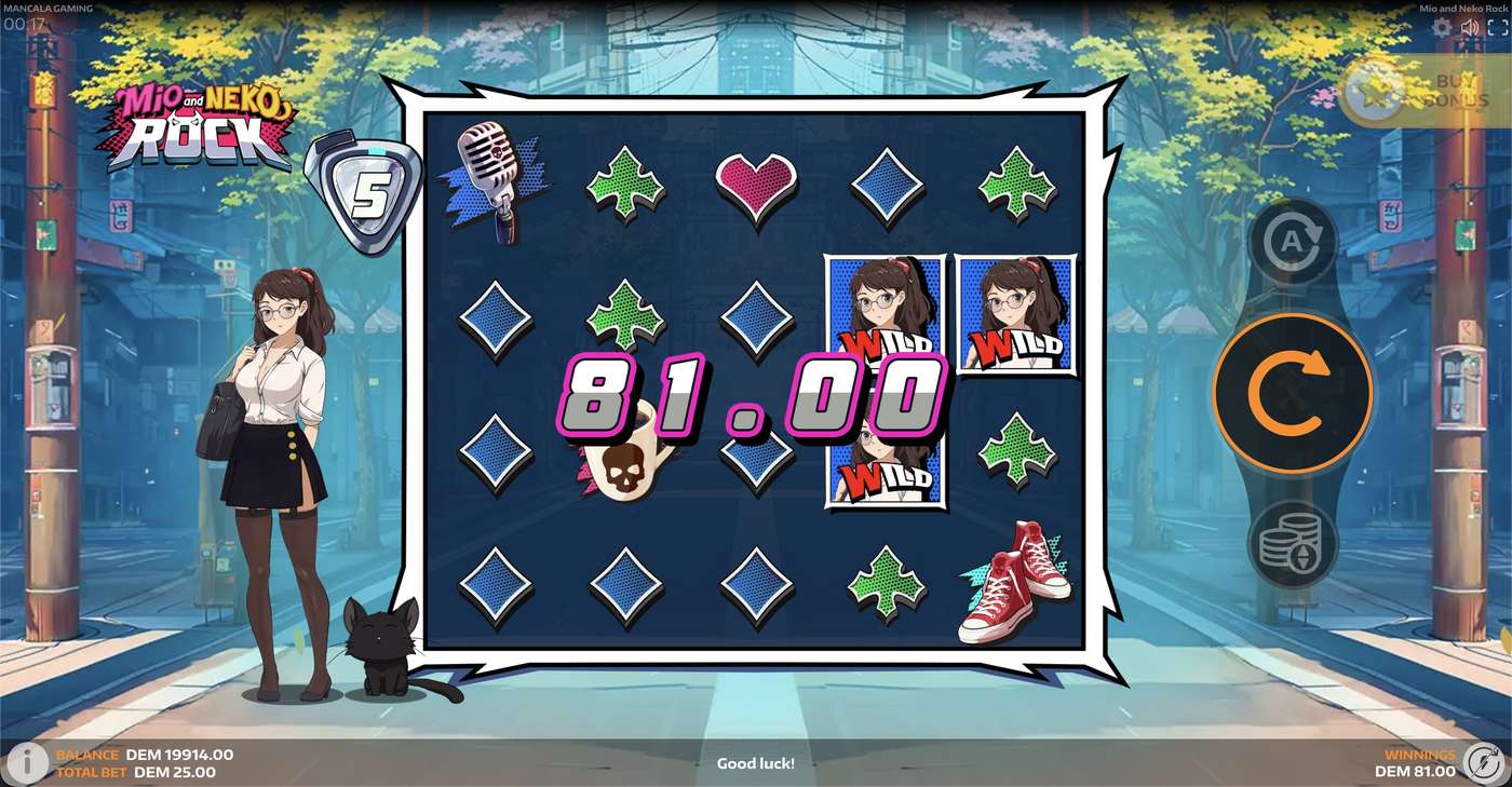 Mio & Neko Rock: image of winning