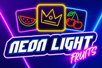 Neon Light Fruits Online Slot Logo