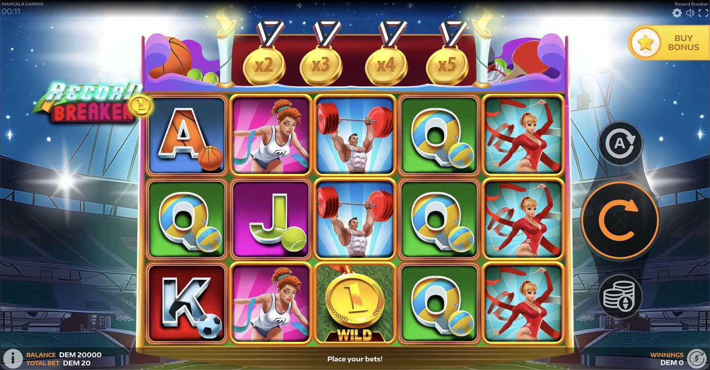 Record Breaker: image of main menu