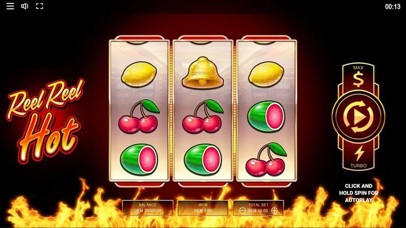 Reel Reel Hot: image of main menu